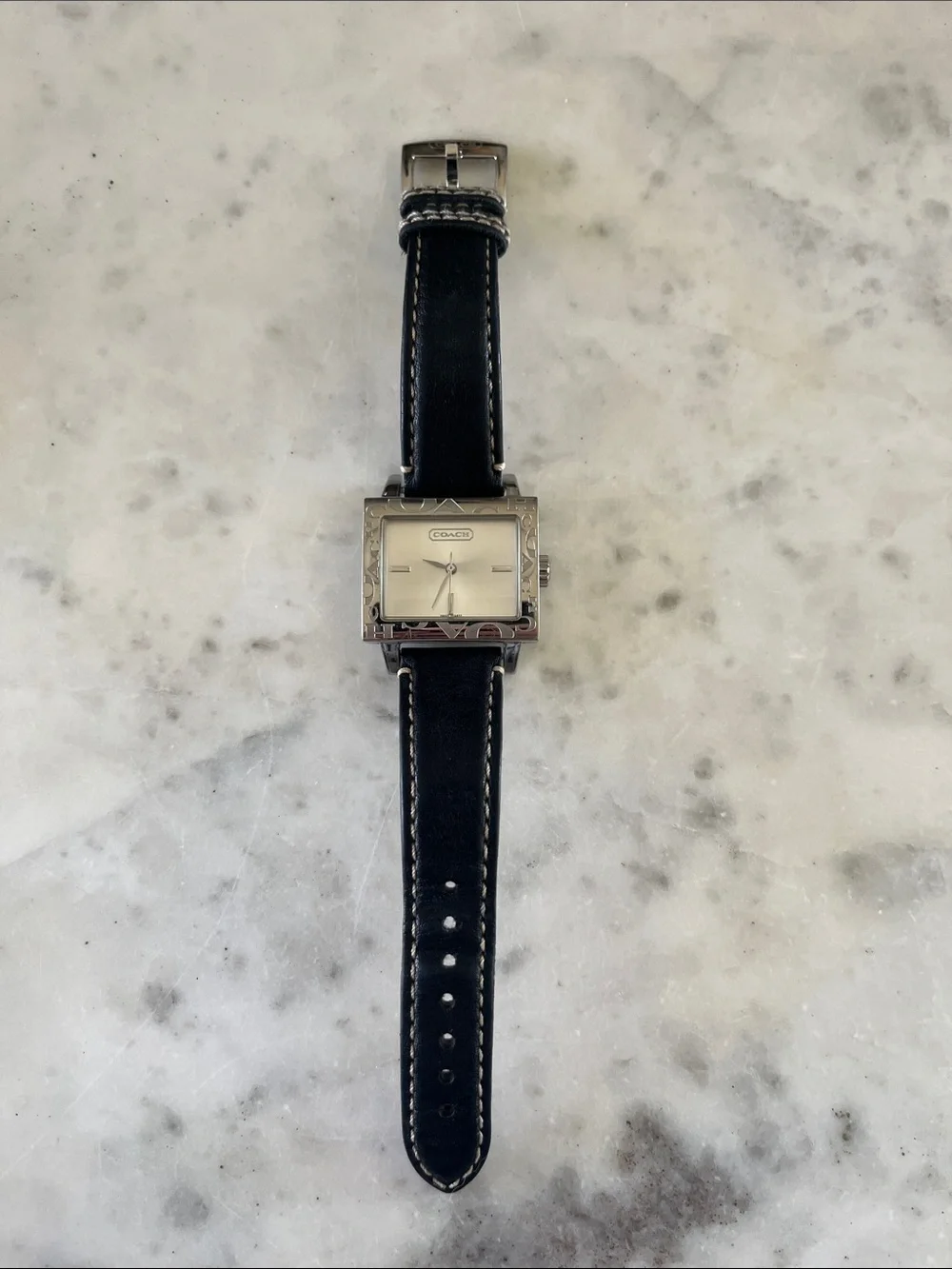Coach Watch with Leather Strap
